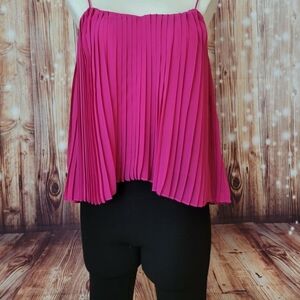 Pink Abercrombie & Fitch Size SMALL Pleated Strapless Top
